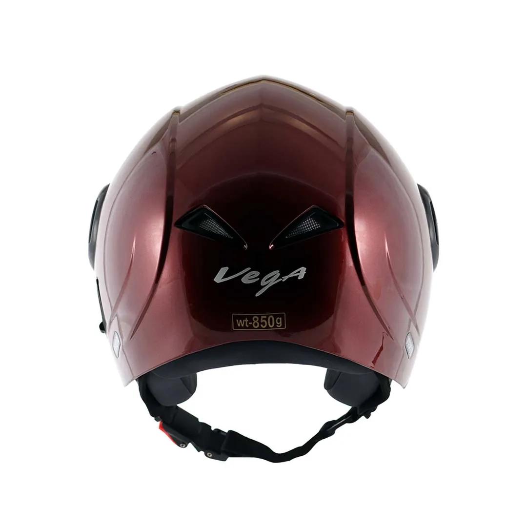 Vega Verve Gloss Burgundy With Free Balaclava