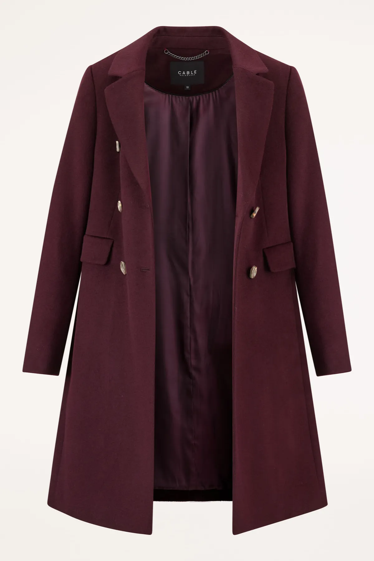 Windsor Wool Coat  - Shiraz