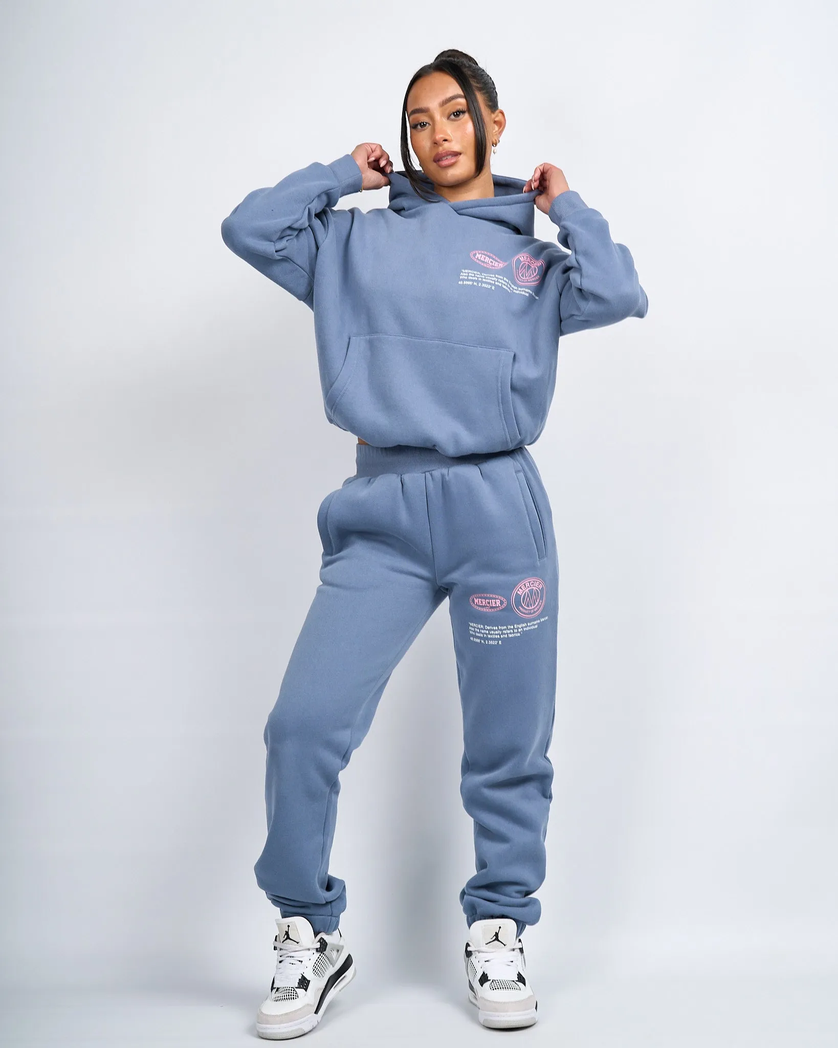 Womens Moonlight Blue Caruso Hoodie