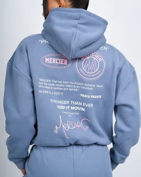 Womens Moonlight Blue Caruso Hoodie