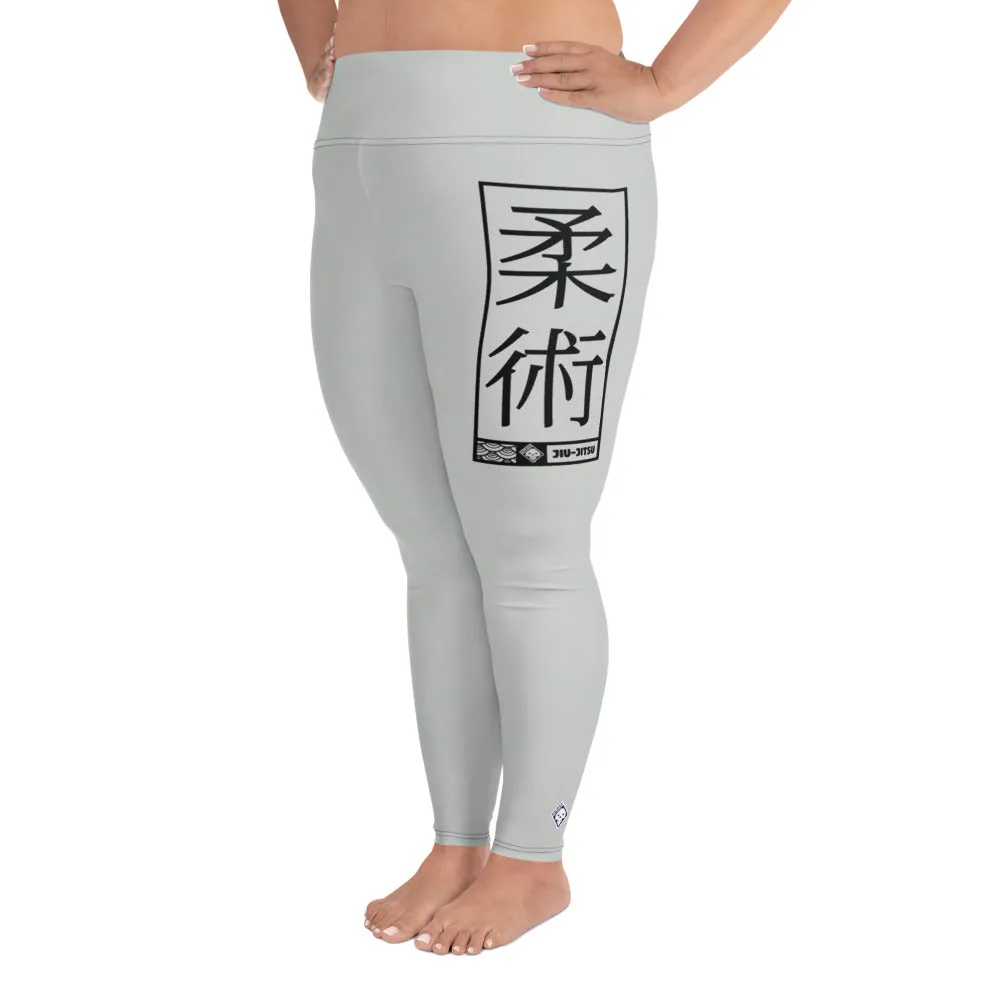 Women's Plus Size Yoga Pants Workout Leggings For Jiu Jitsu 018 - Smoke