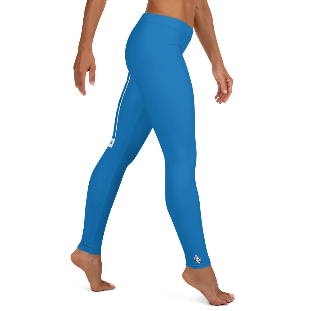 Women's Yoga Pants Workout Leggings For Jiu Jitsu 004 - Azul