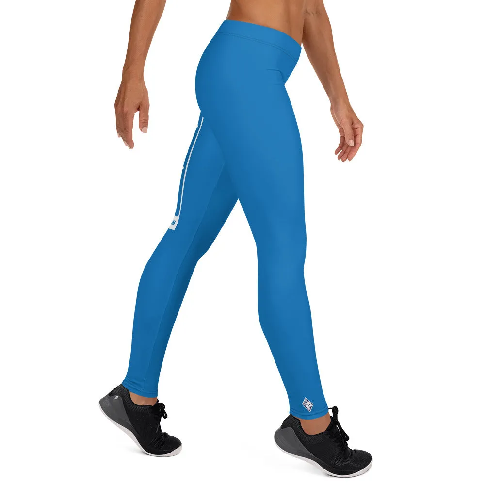 Women's Yoga Pants Workout Leggings For Jiu Jitsu 004 - Azul