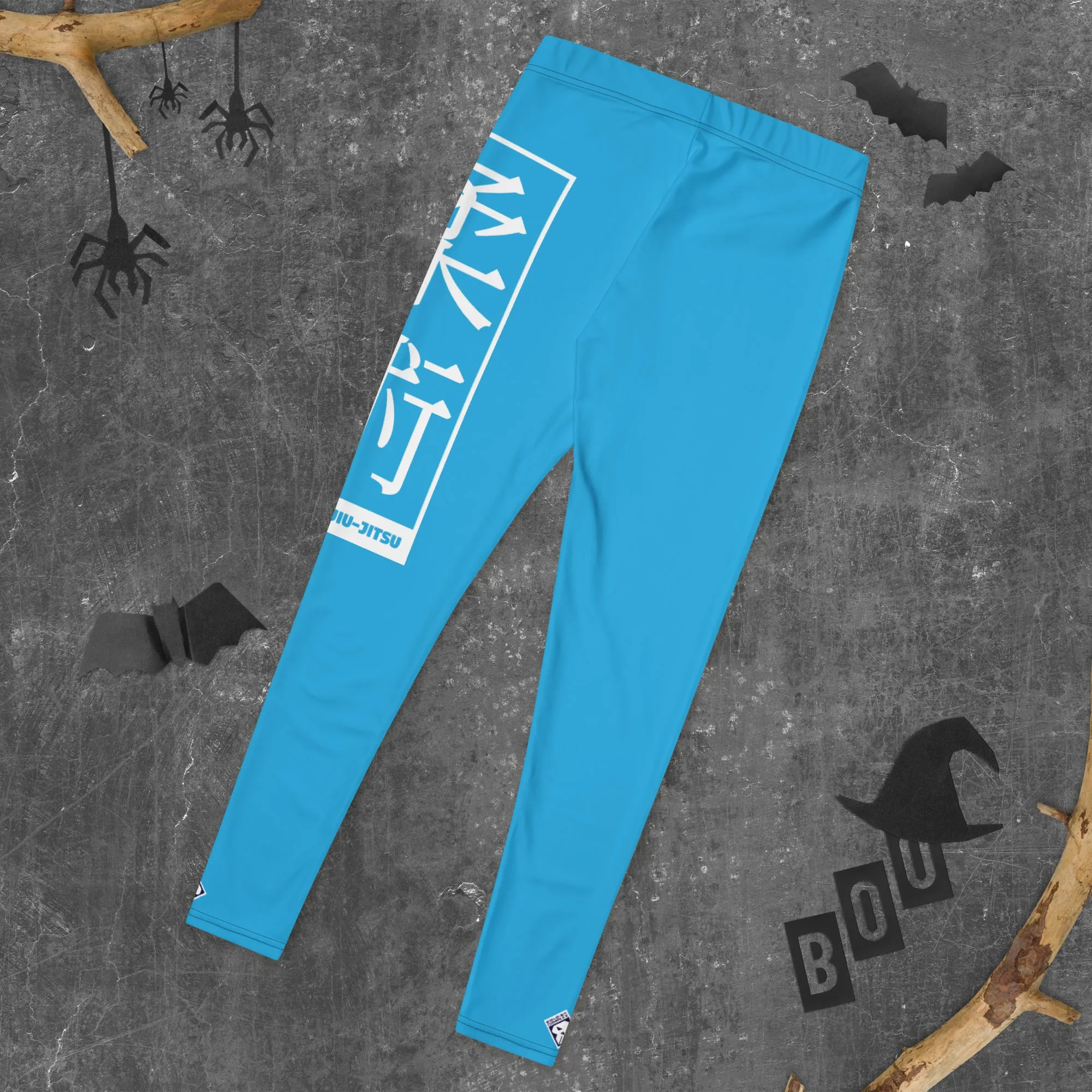 Women's Yoga Pants Workout Leggings For Jiu Jitsu 005 - Cyan