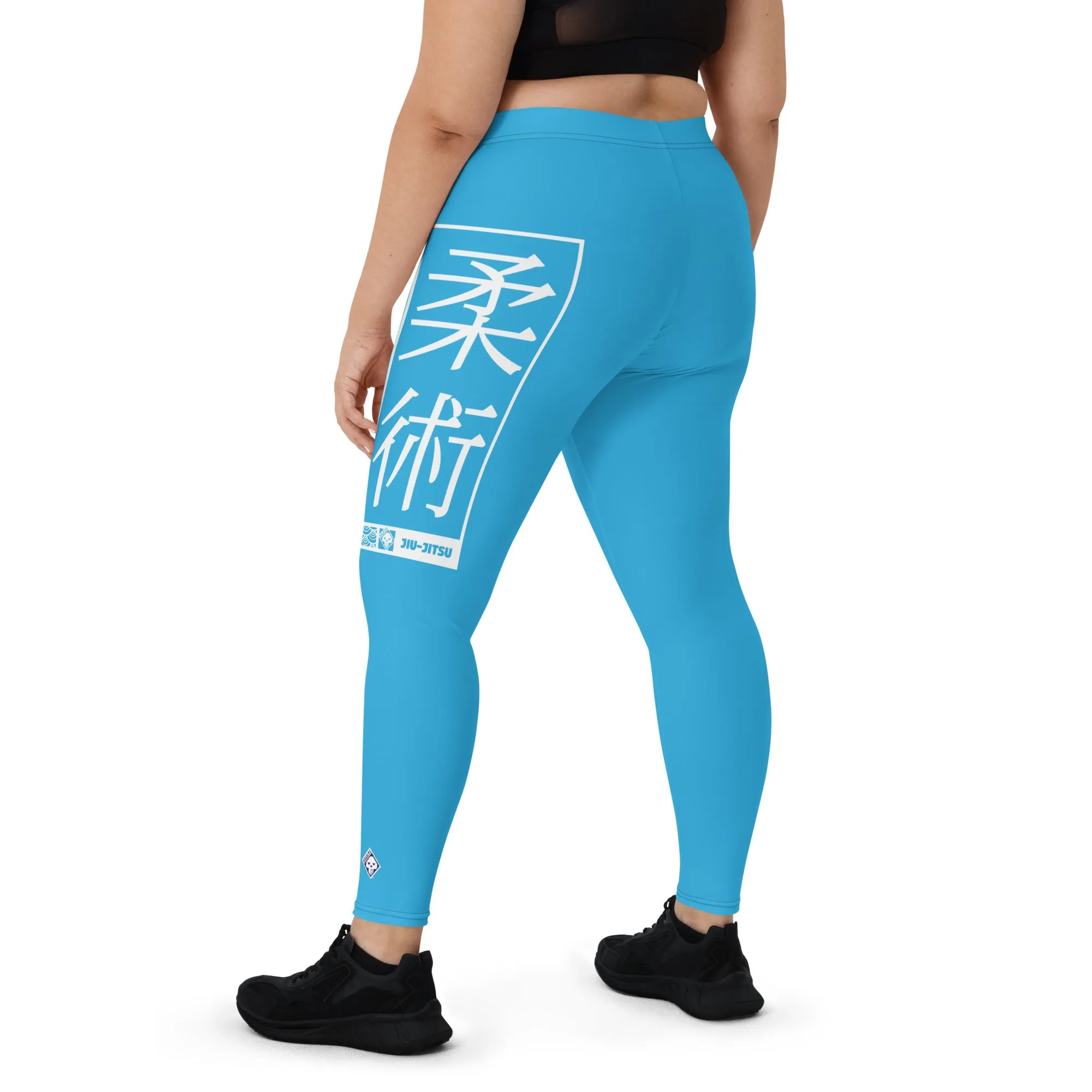 Women's Yoga Pants Workout Leggings For Jiu Jitsu 005 - Cyan