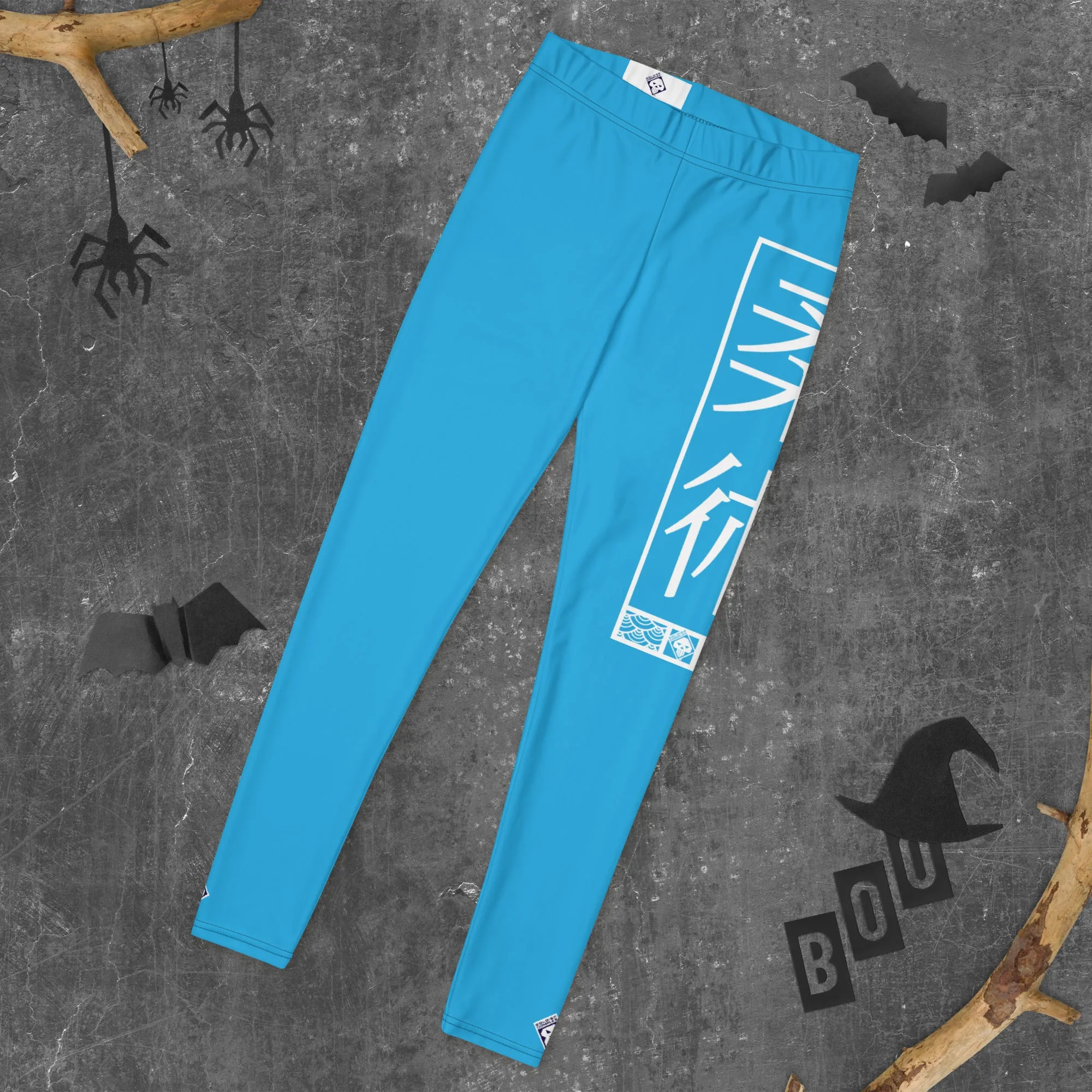 Women's Yoga Pants Workout Leggings For Jiu Jitsu 005 - Cyan