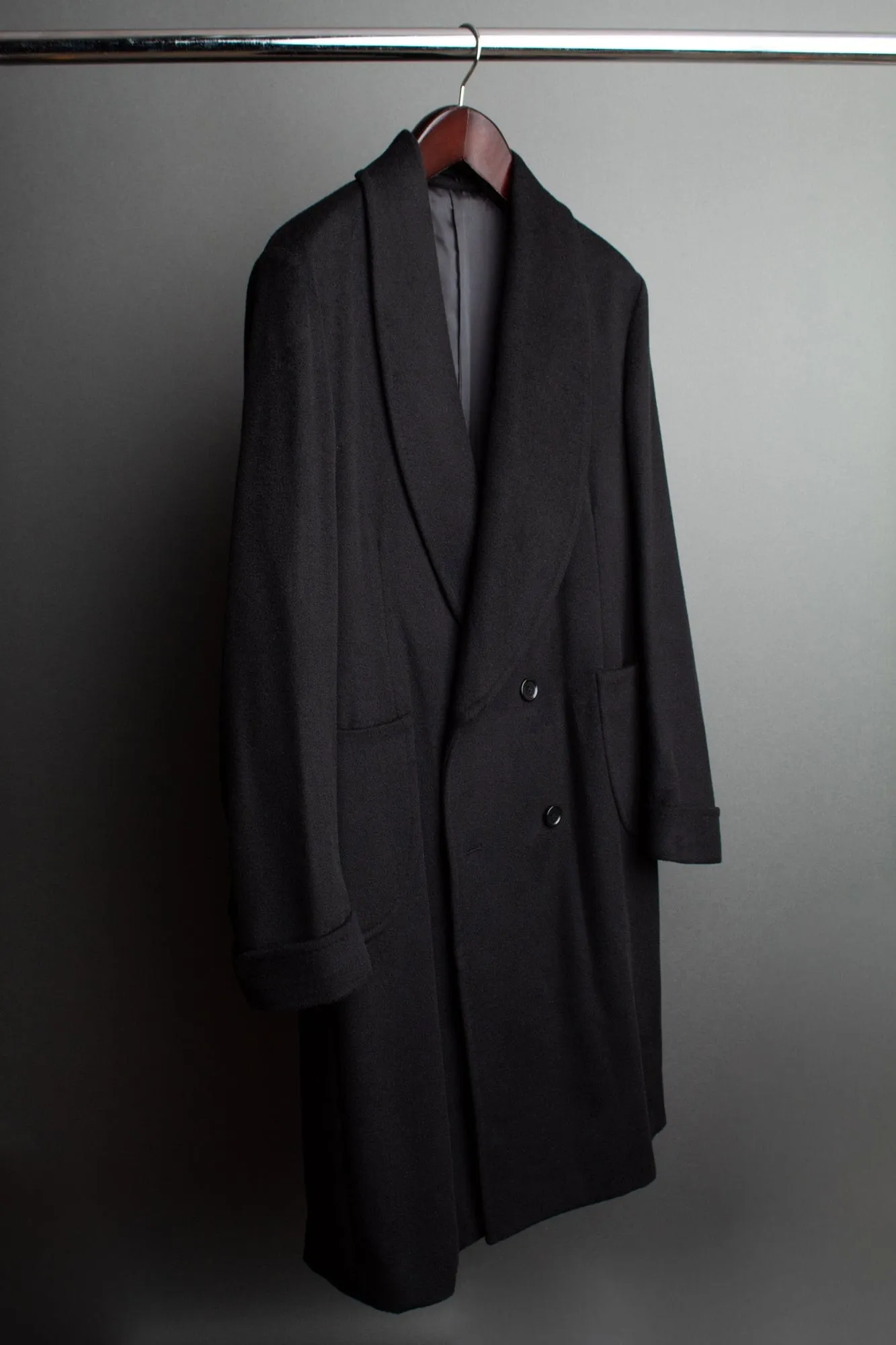 Wool Smoking Coat