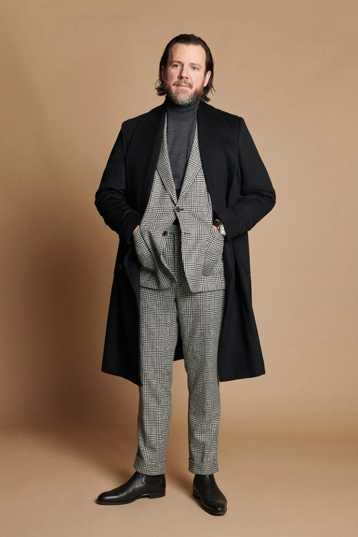 Wool Smoking Coat